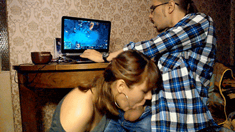 Nerd gaming porn